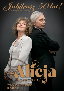 Tomaszów Mazowiecki Wydarzenie Koncert Alicja Majewska i Włodzimierz Korcz „Jubileusz 50 lat”